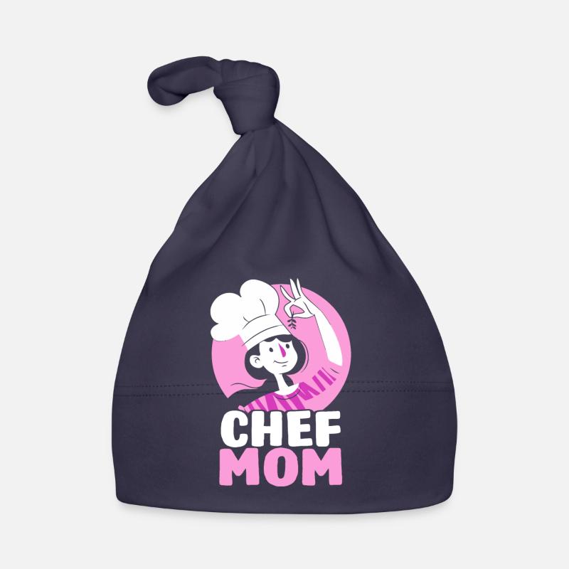 Koch Mama Köchin Mutter Kochen Baby Bio-Mütze