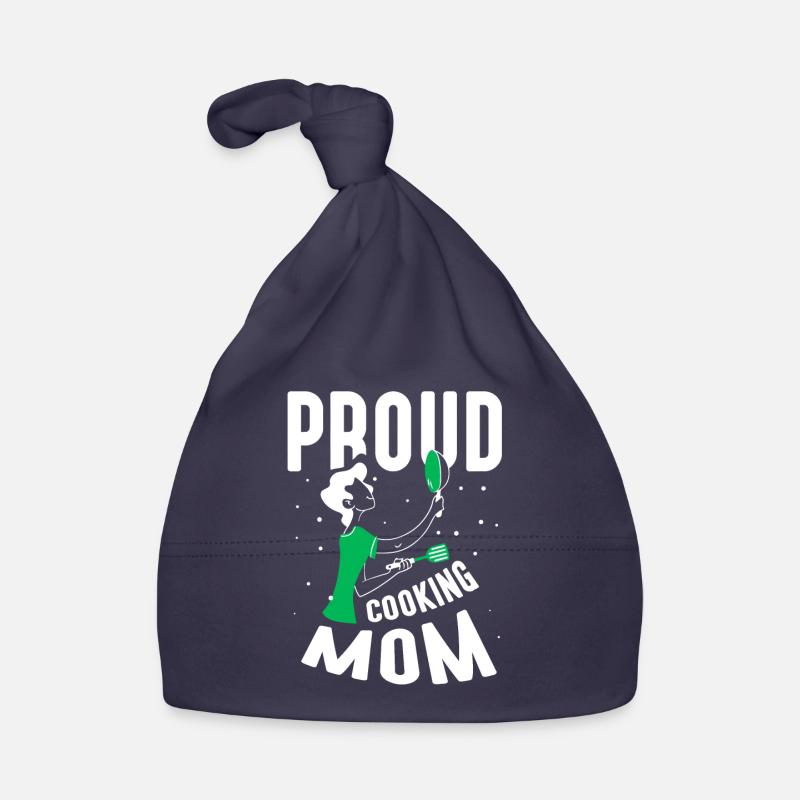 Stolze Kochende Mutter Koch Köchin Kochen Mama Baby Bio-Mütze