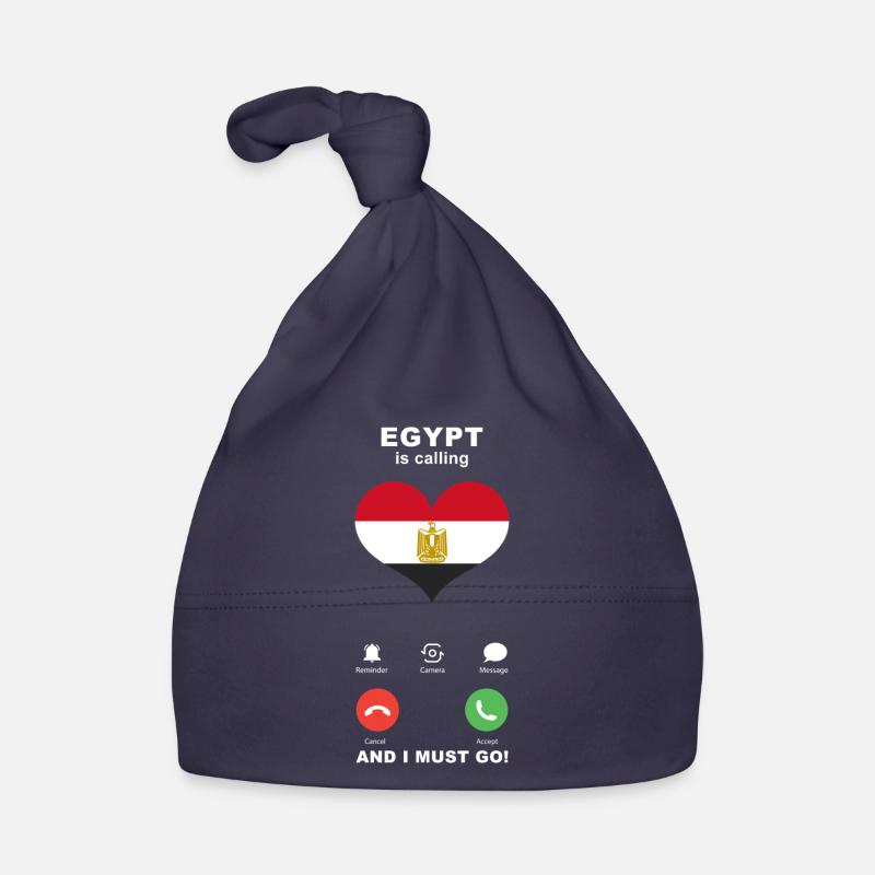 Egypt is calling Egypt Heart Souvenir Organic Baby Cap
