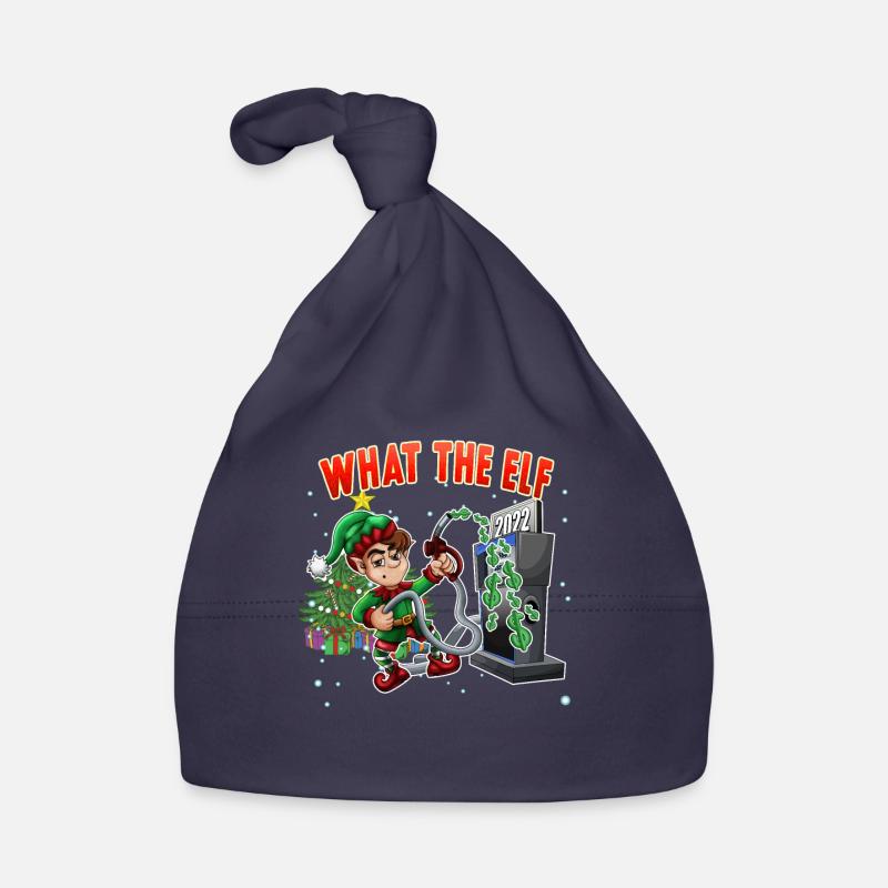 Noël Drôle Design Ce que l’Elfe Bonnet bio Bébé