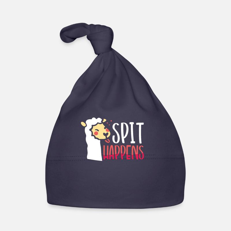 Spit Passes Llama Organic Baby Cap
