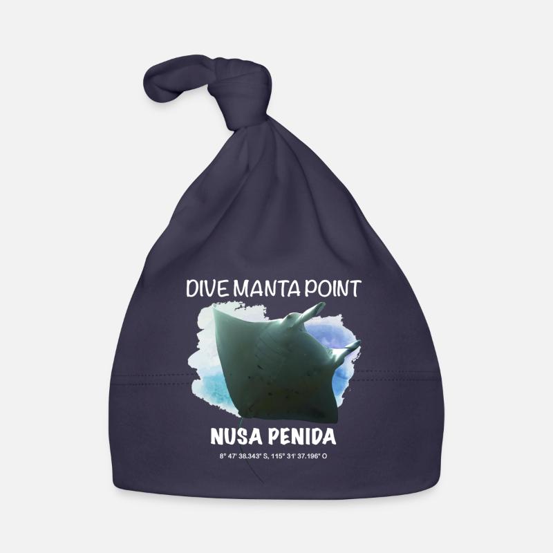 Geschenkidee Dive Manta Point Nusa Penida Baby Bio-Mütze