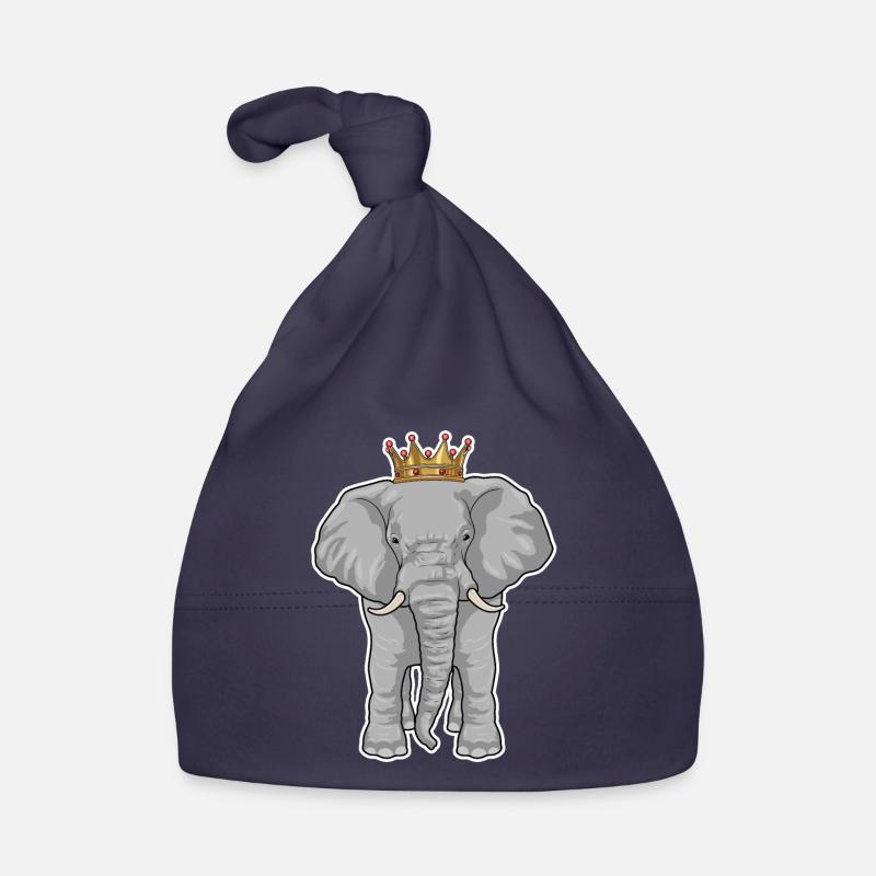 Elephant Crown Organic Baby Cap