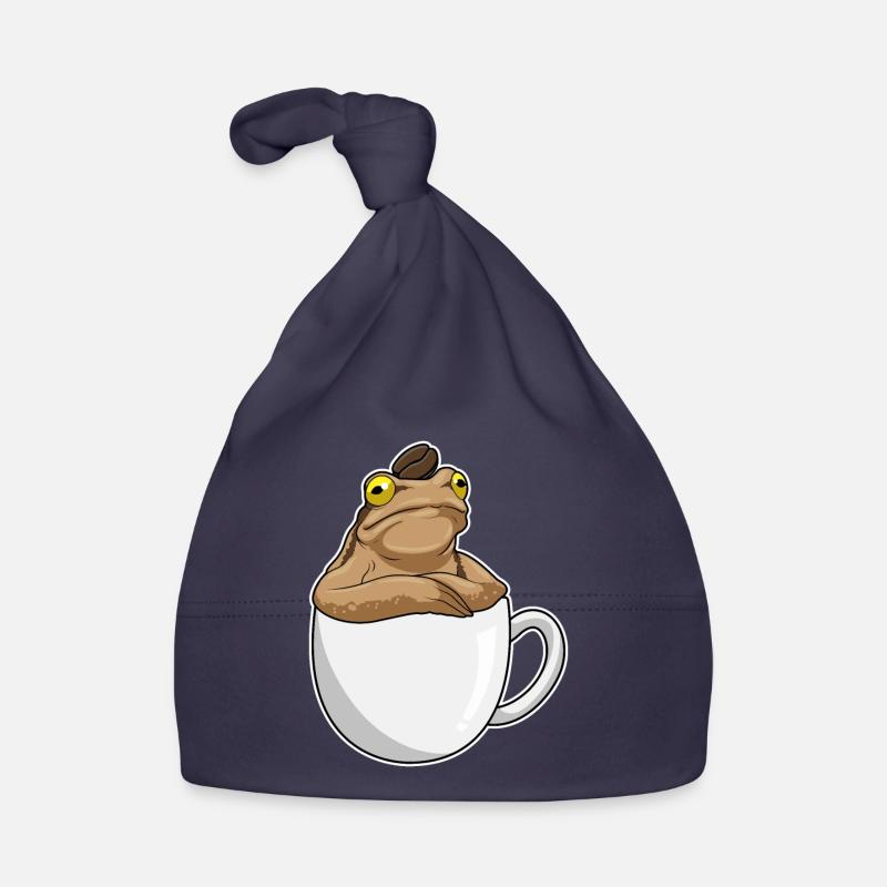 Grain de café frog coffee Bonnet bio Bébé