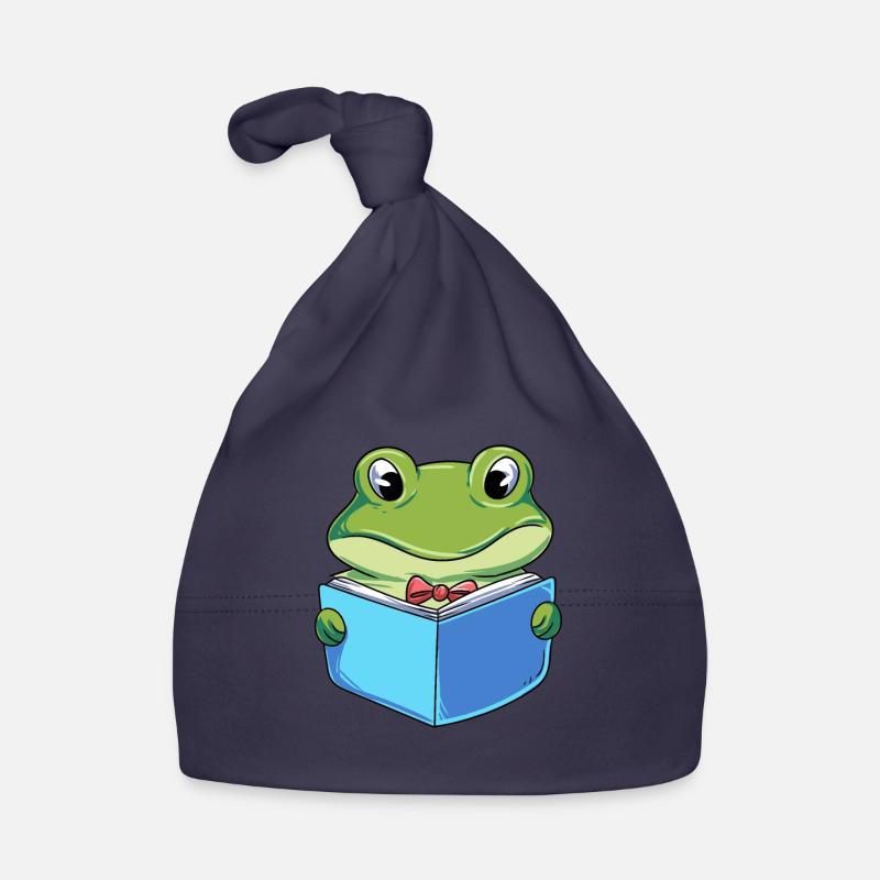 Frosch Lesebuch Baby Bio-Mütze