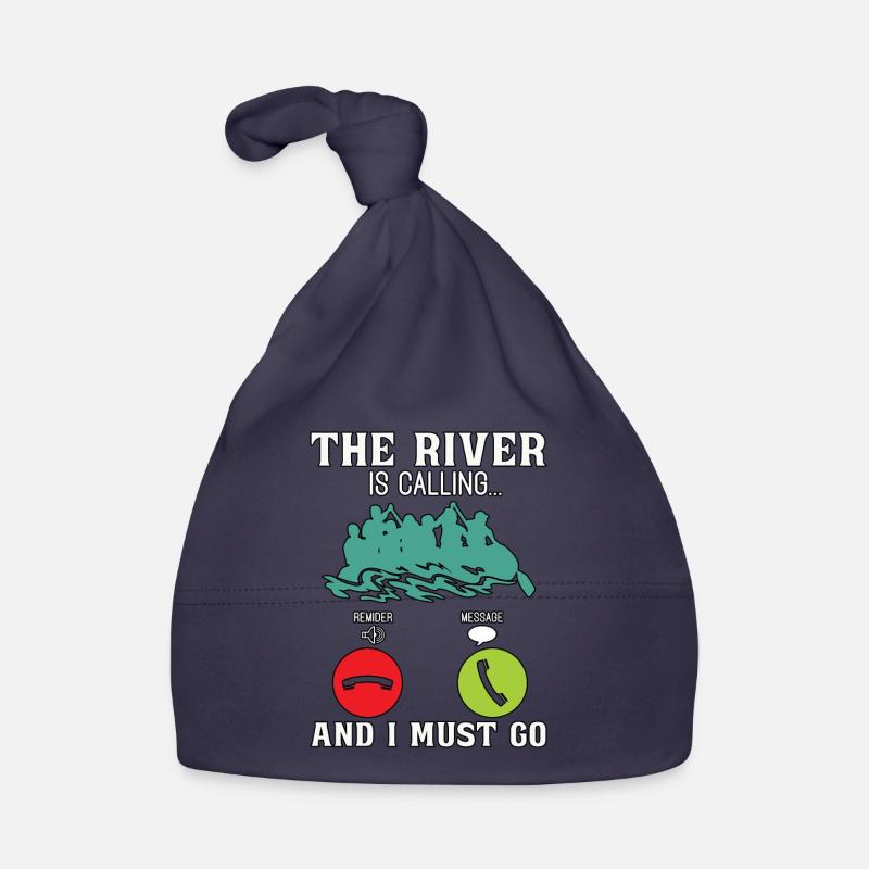 Rafting The River is Calling Paddling Canoe Paddle Baby Bio-Mütze