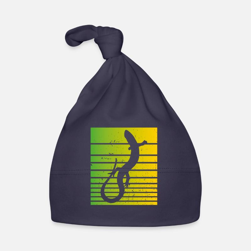 Weiße Eidechse Baby Bio-Mütze