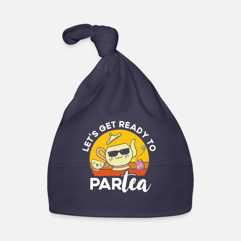 Teetrinker Teeliebhaber Geschenk Tee Baby Bio-Mütze