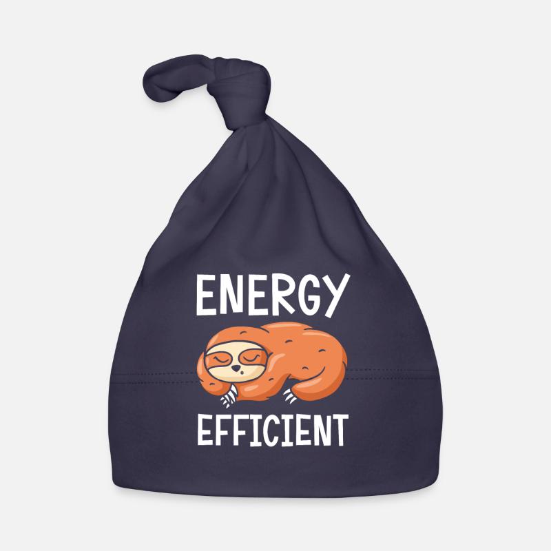 Energy-efficient sloth Organic Baby Cap