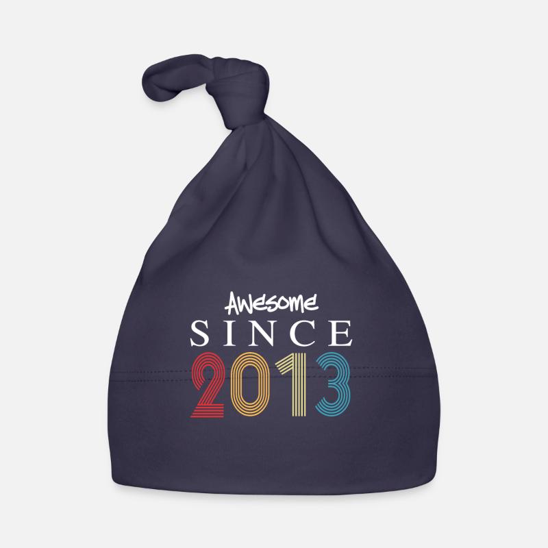 Awesome Since 2013 Geburtstag 2013 Vintage 2013 Baby Bio-Mütze