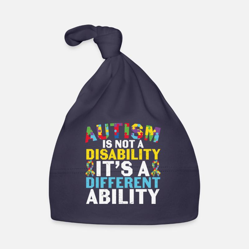 Autism Is Not A Disability It's Another Ability Organic Baby Cap