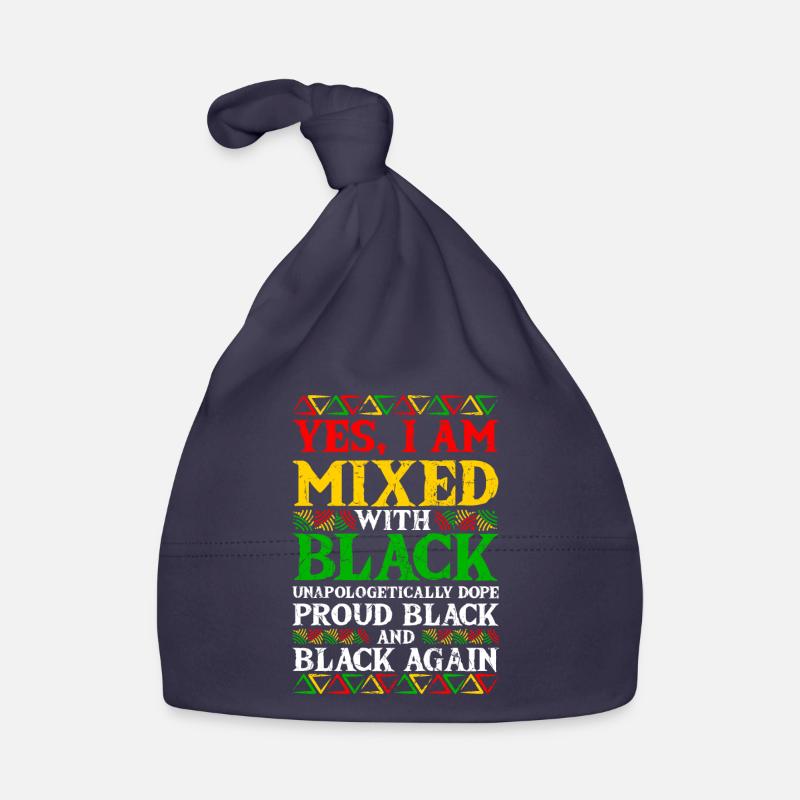 Black History Month Mixed Black Juneteenth Baby Bio-Mütze