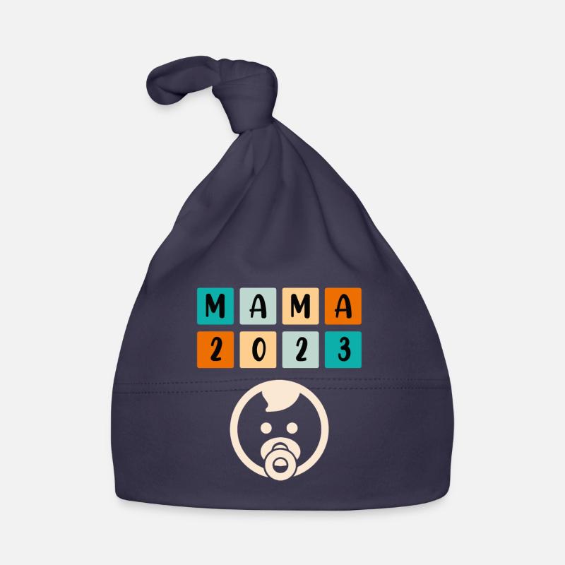Mama 2023 schwanger Mädchen Junge Mama Baby Bio-Mütze