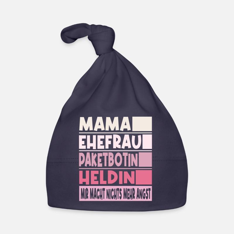 Paketbotin Mama Ehefrau Heldin Baby Bio-Mütze