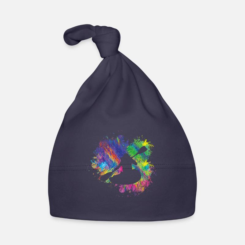 Canoeing in summer Organic Baby Cap