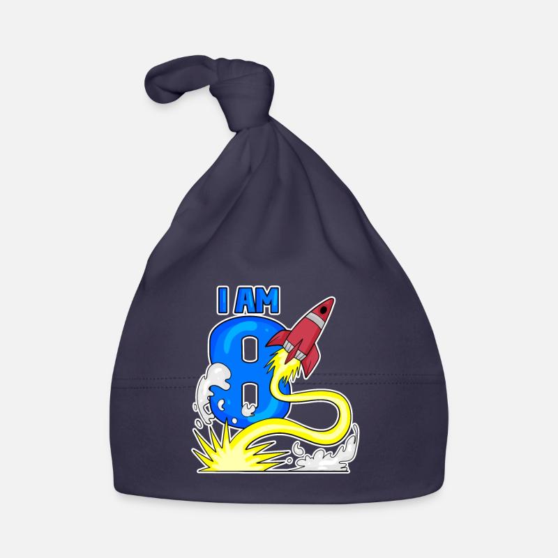 Garçon de 8 ans - Bonnet bio Bébé - marine