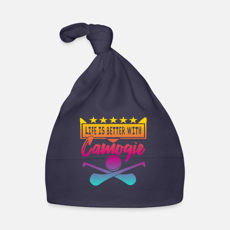 Life is better with Camogie Baby Bio-Mütze