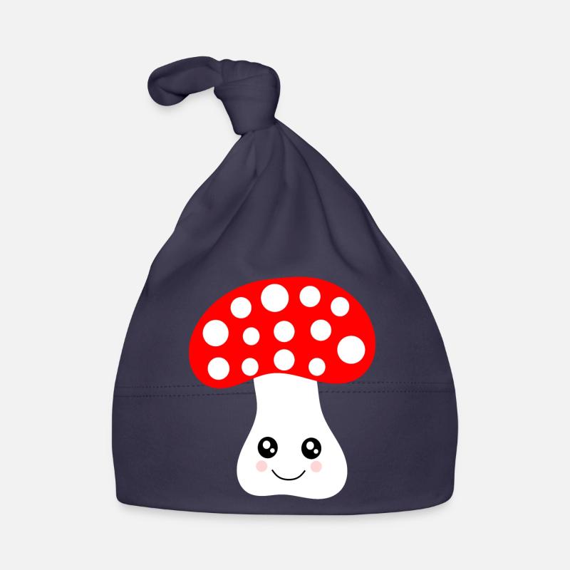 Kawaii, champignon, crapaud Bonnet bio Bébé