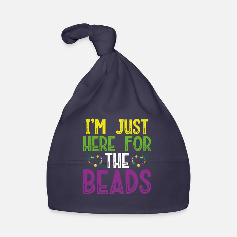 I'm only here for the pearls Organic Baby Cap