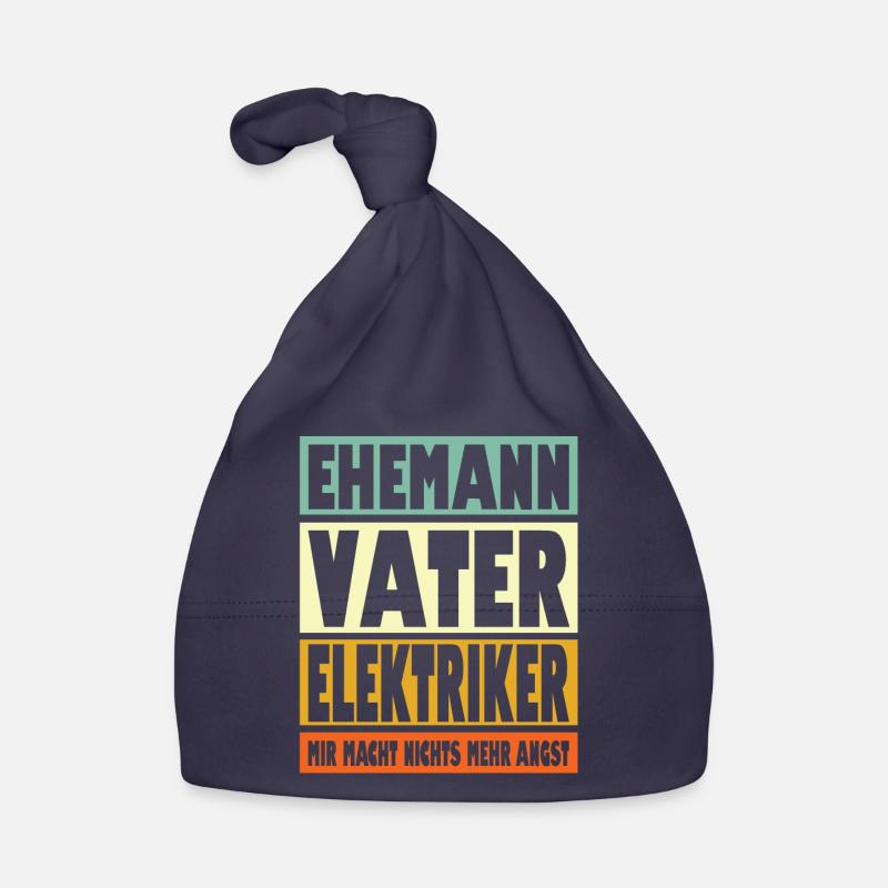 Elektriker Vater Ehemann Held Baby Bio-Mütze