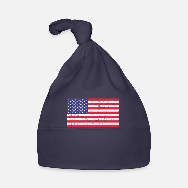 Drapeau de l’Amérique Bonnet bio Bébé