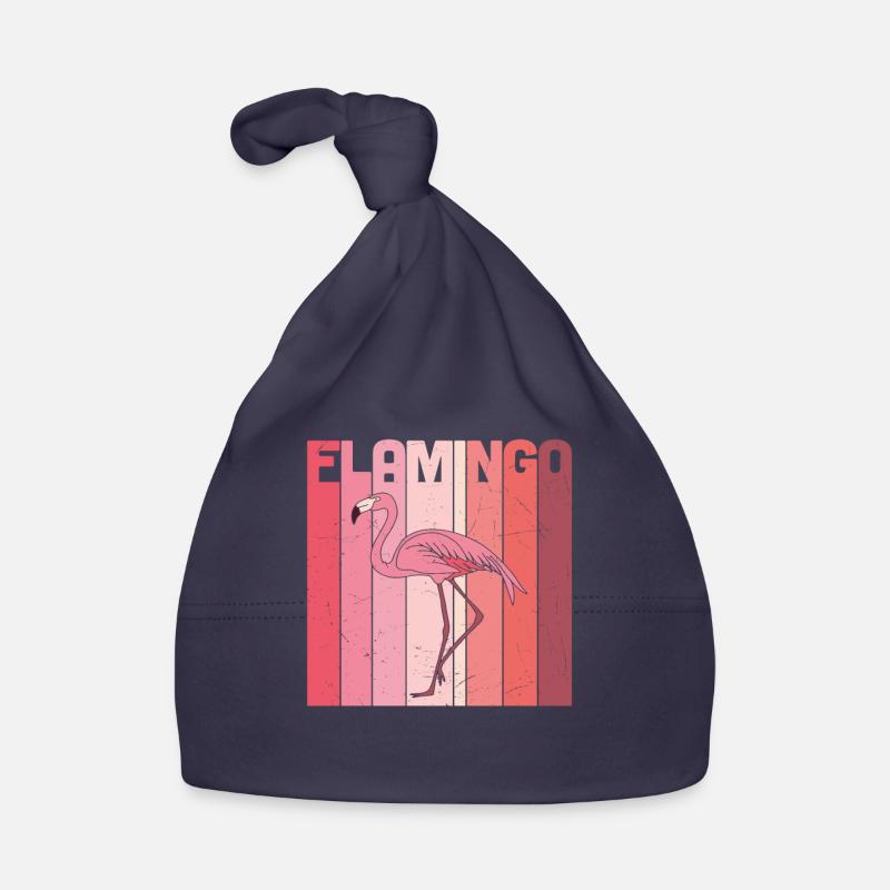 Flamingo Vintage Organic Baby Cap