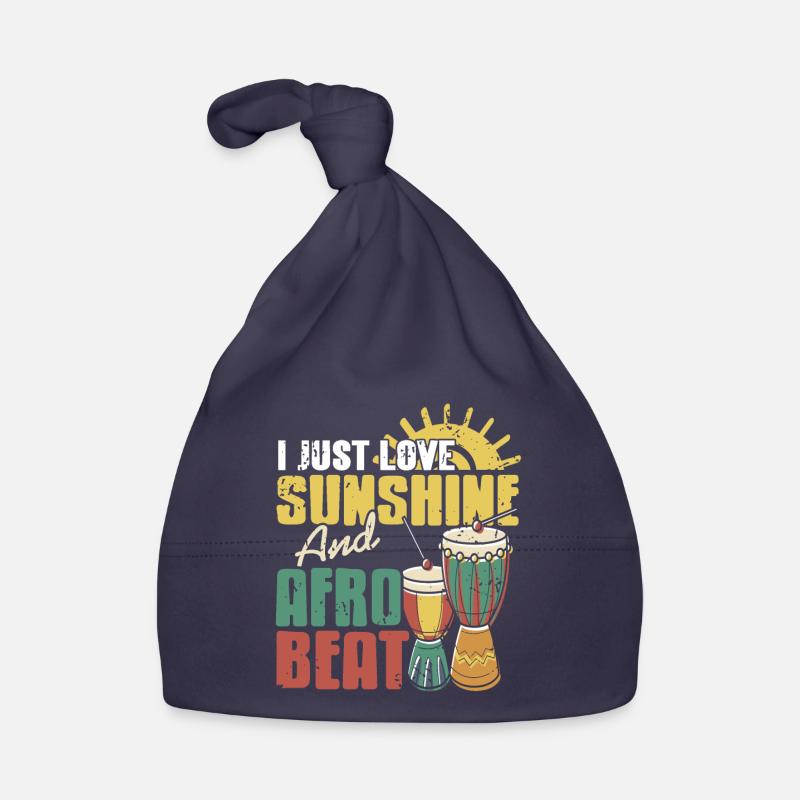 J’adore Sunshine & AFROBEAT Cool Retro Designs Bonnet bio Bébé