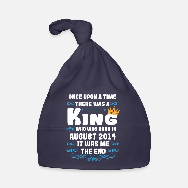 Es war einmal ein König. August 2014 Geburtstag Baby Bio-Mütze