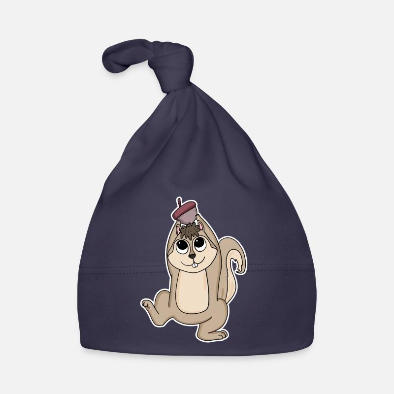 Squirrel Organic Baby Cap