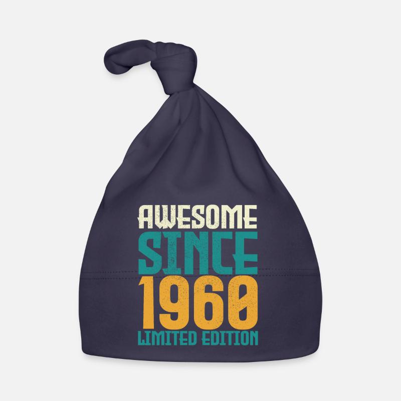 awesome since 1960 Limited Edition Bonnet bio Bébé