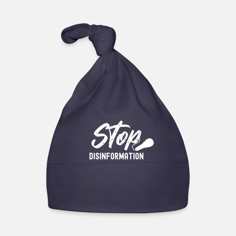 Stop disinformation Press freedom Journalism Organic Baby Cap