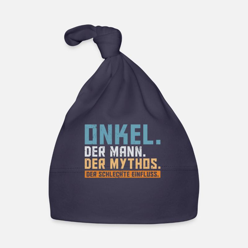 Onkel der Mann der Mythos die Legende Baby Bio-Mütze