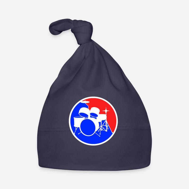 Drums Logo Organic Baby Cap