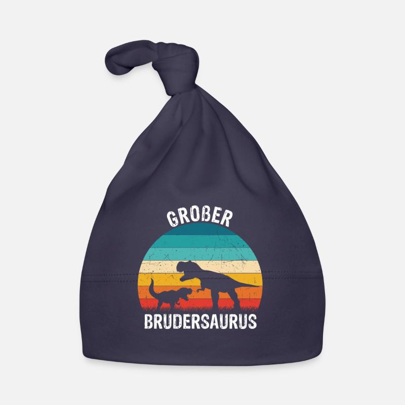 Großer Bruder 2022/2023 Brudersaurus T-Rex Dino Ge Baby Bio-Mütze