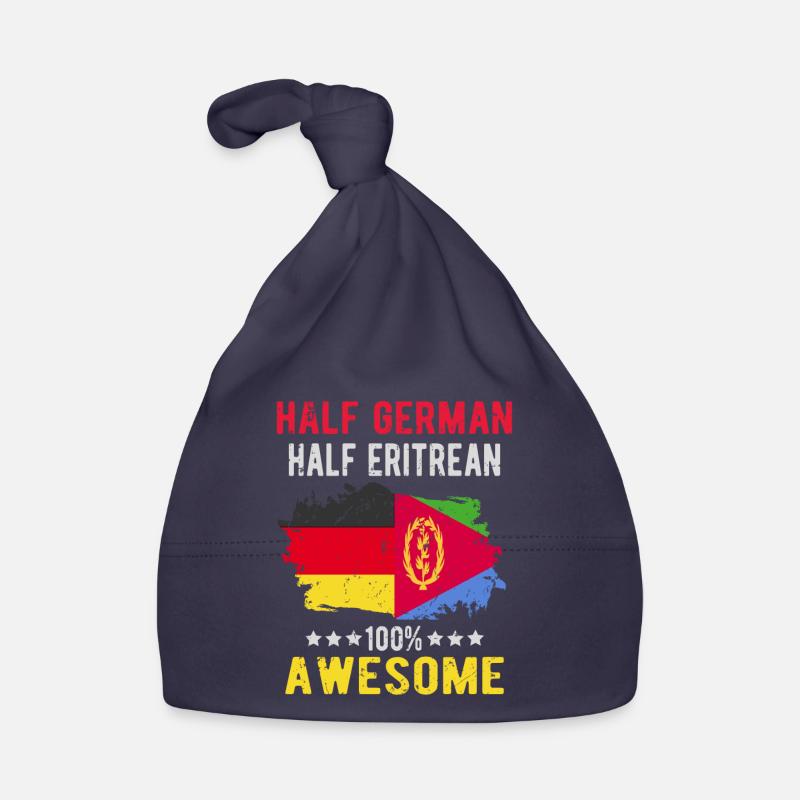 Half German Half Eritrean Organic Baby Cap