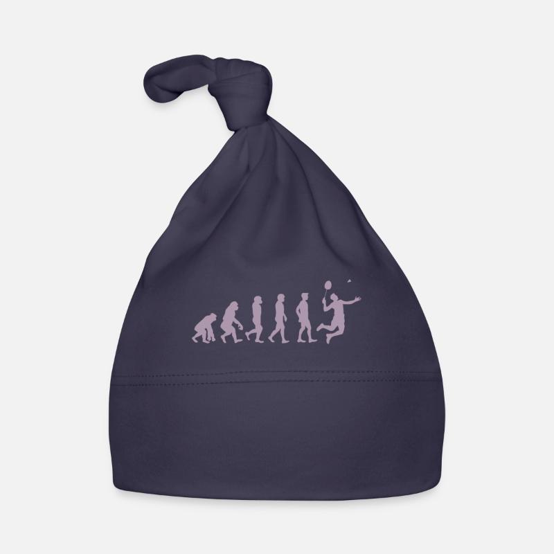 Badminton Evolution Geschenk Baby Bio-Mütze