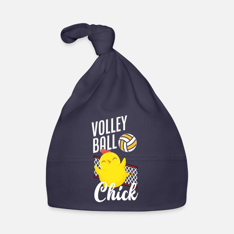 Lustiges Volleyball Geschenk Baby Bio-Mütze