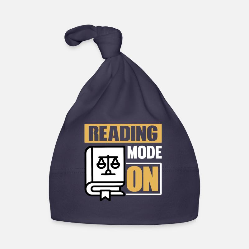 MODE LECTURE ACTIVÉ - Avocat Étudiant en droit - Bonnet bio Bébé - marine