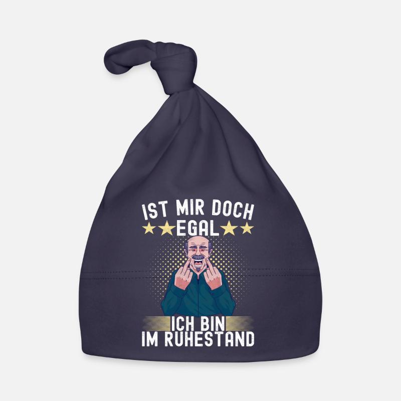 Ruhestand Rente Baby Bio-Mütze