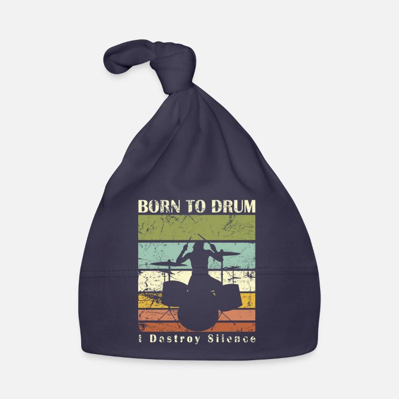 Born to drum - batteur Bonnet bio Bébé