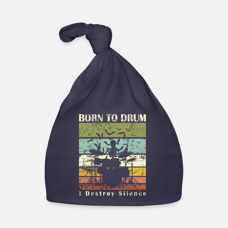 Born to drum - batteur Bonnet bio Bébé