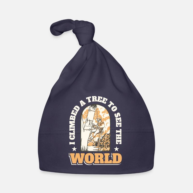 Arborist Tree Surgeon Lumberjack Organic Baby Cap