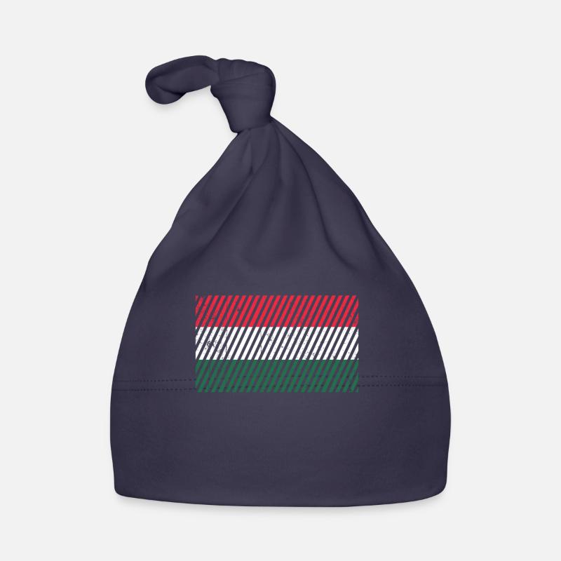 Drapeau de la Hongrie Bonnet bio Bébé
