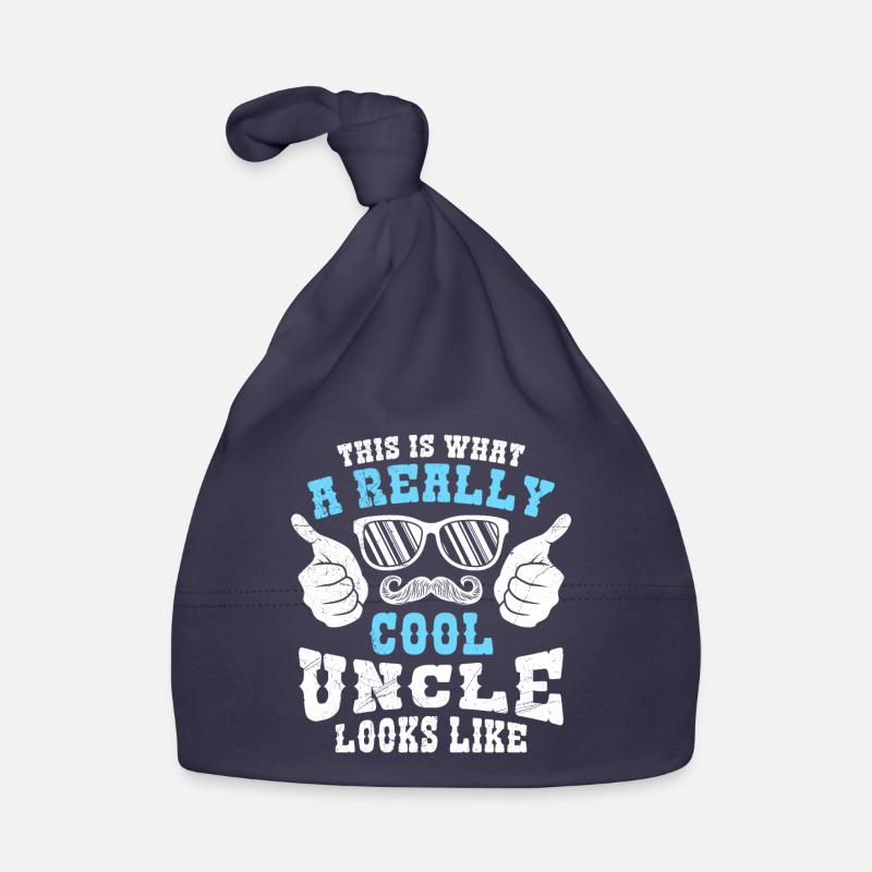 This is what a really cool uncle looks like Organic Baby Cap