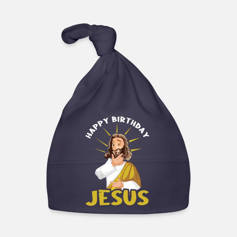 Drôle de Noël Décembre 2022 Joyeuse naissance Jésus Bonnet bio Bébé