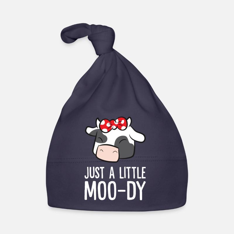 Juste un peu de vaches d’amour moo-dy Bonnet bio Bébé