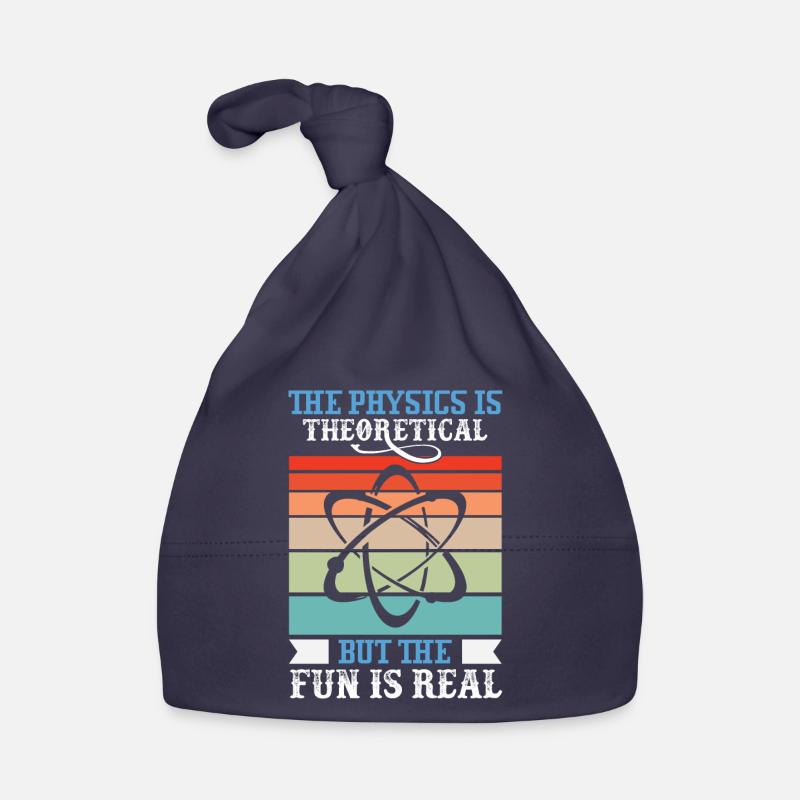 The physics is theoretical, but the fun is Organic Baby Cap