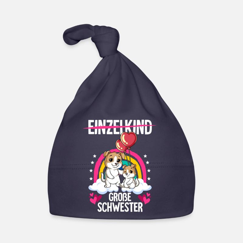 Ich werde Große Schwester Hunde Baby Bio-Mütze