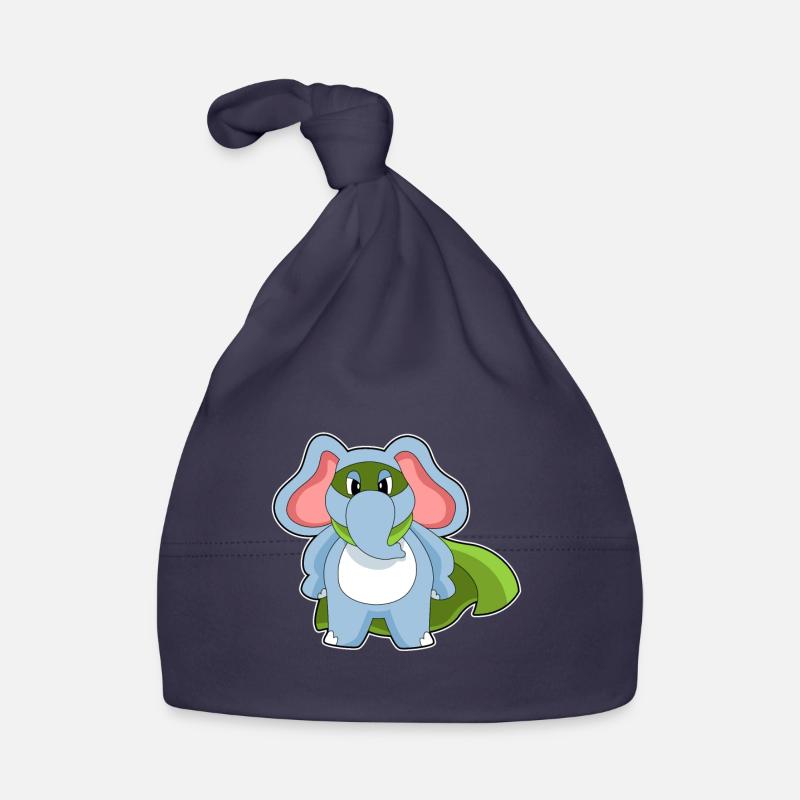 Héros éléphant Bonnet bio Bébé