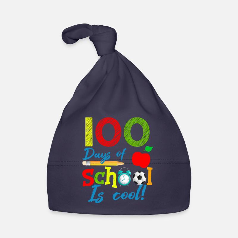 Enseignant élève cool 100e jour 100 jours d’école Bonnet bio Bébé